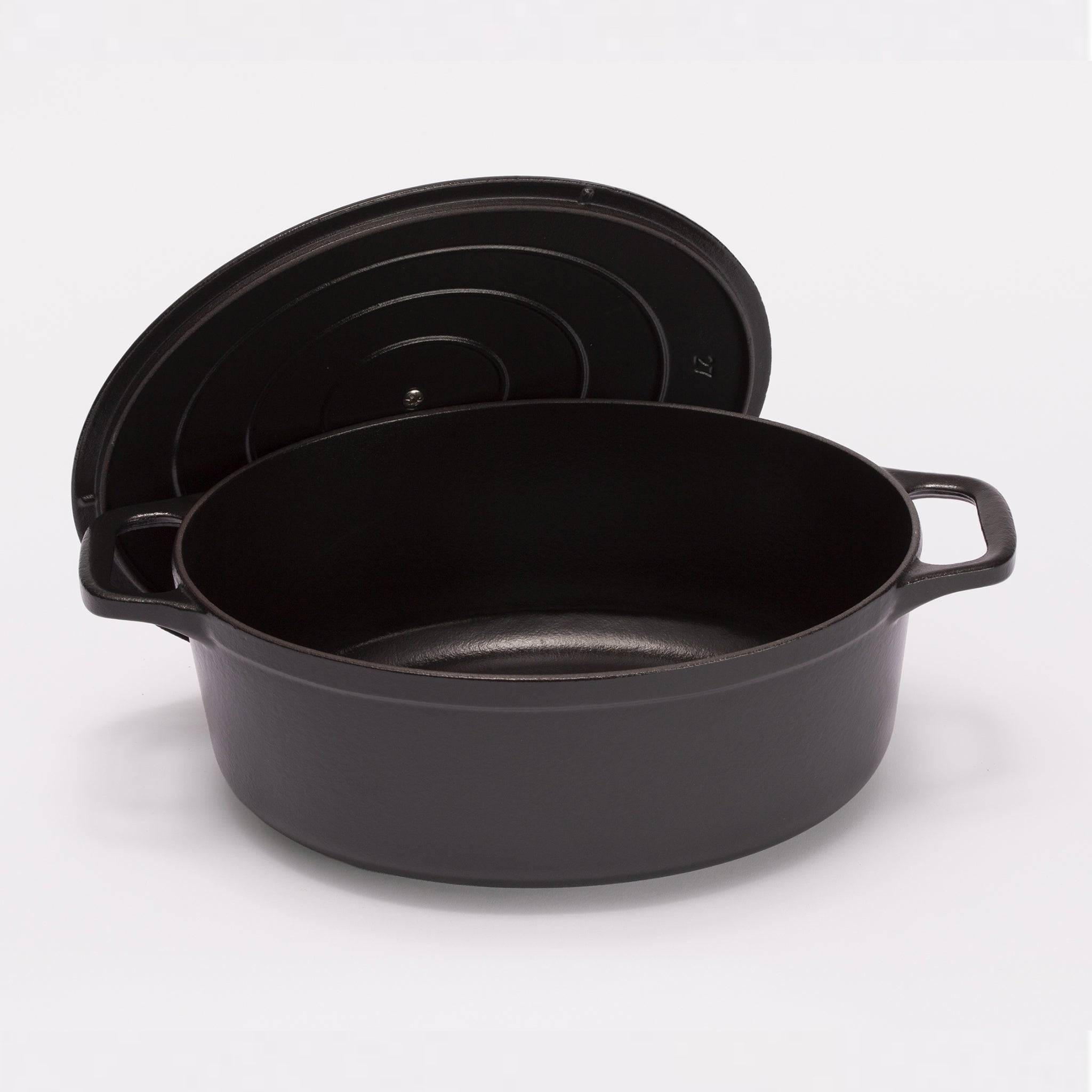 オーバルココット マットブラック