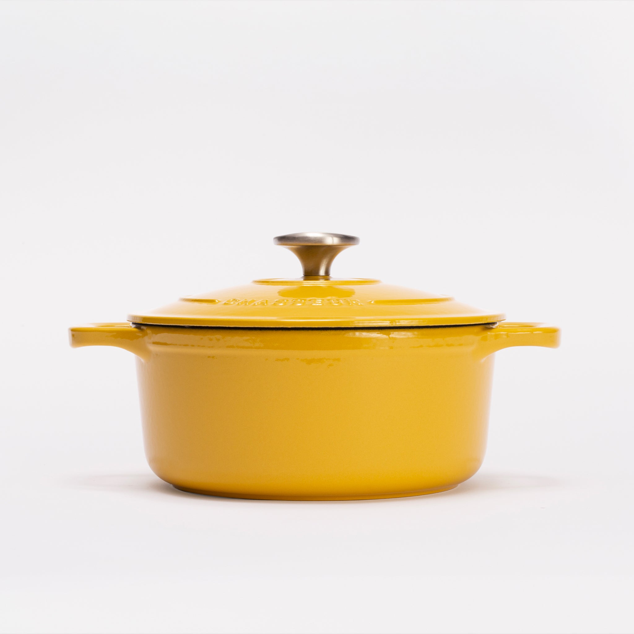 シャスール　ココット　20cm クリームイエロー色 ユアサプライムス.com｜IH対応 ココット鍋 20cm パンプキンイエロー