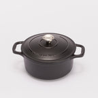 ラウンドココット マットブラック