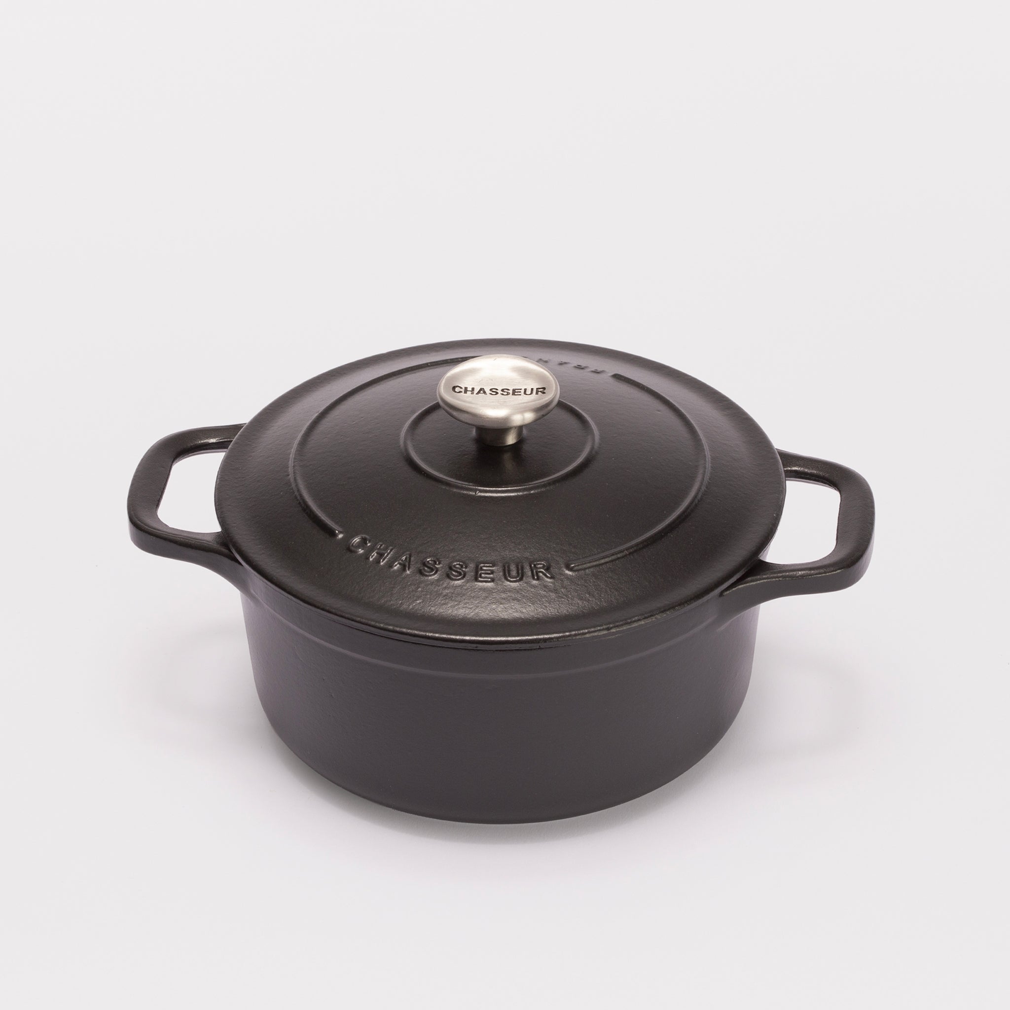 ラウンドココット マットブラック