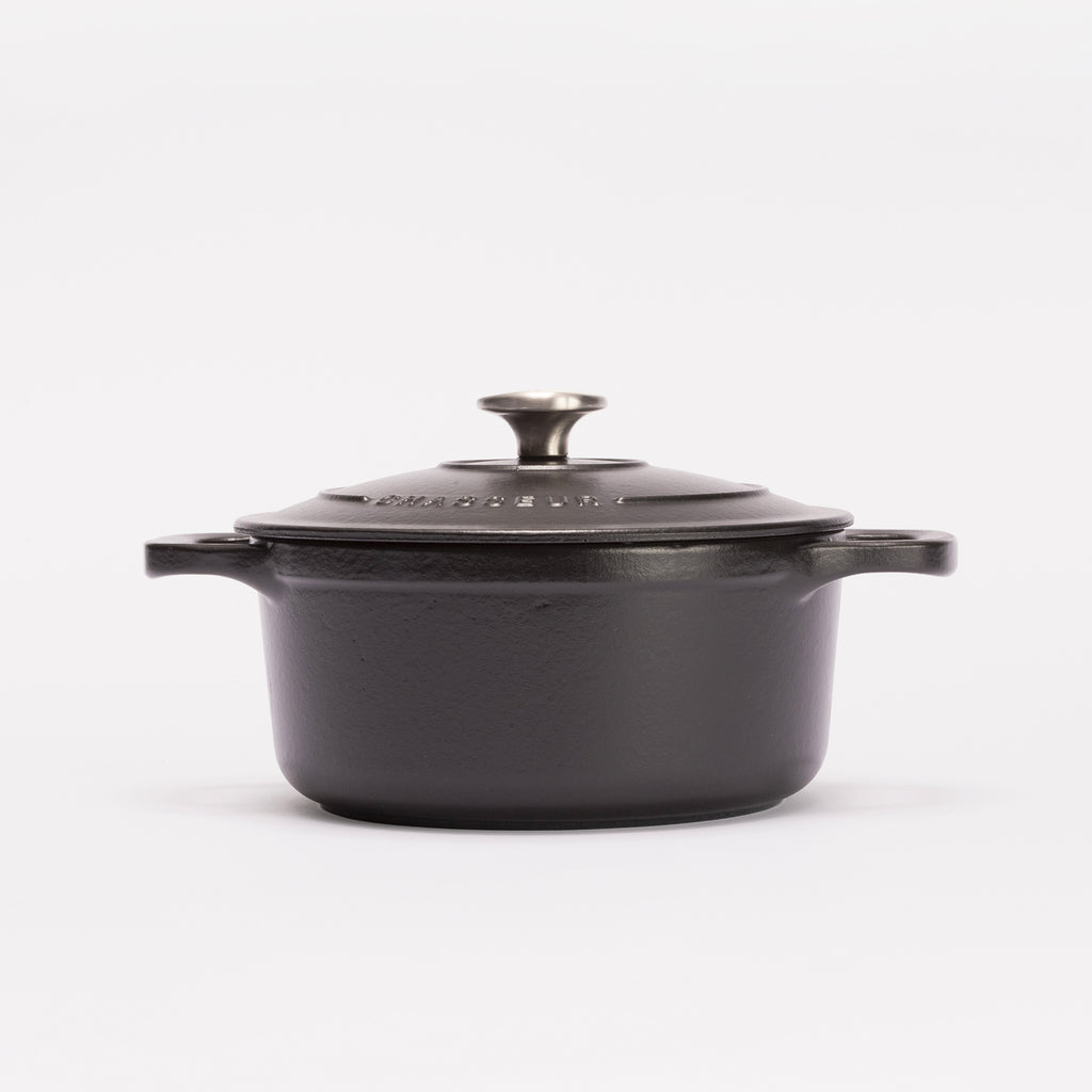 ラウンドココット マットブラック